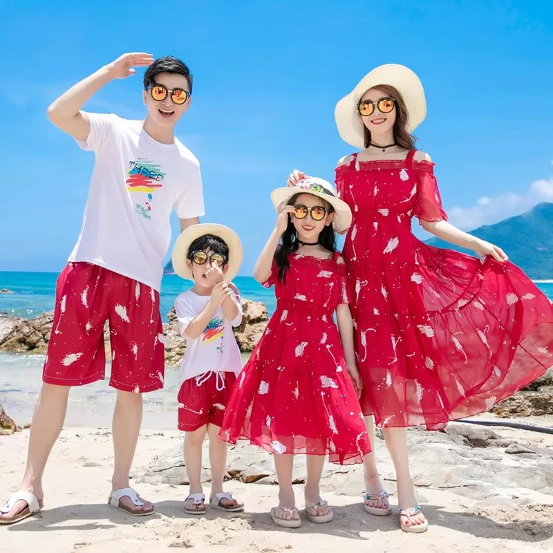 Summer Dresses Yours Clothing - عطلة عطلة نظرة الأسرة مطابقة الملابس