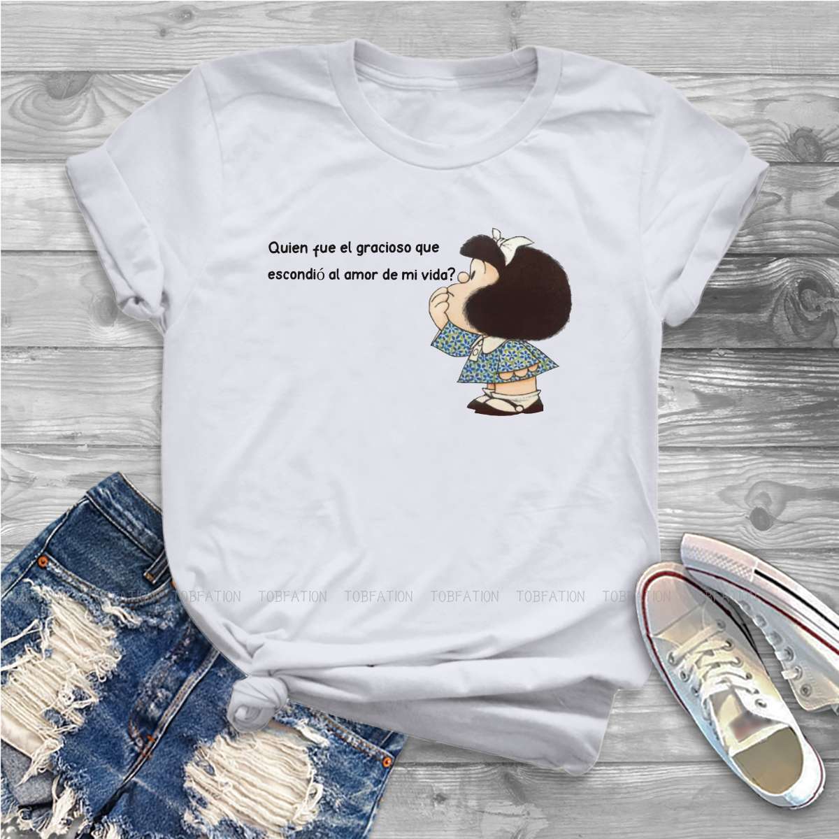 Summer Clothing Words - الكلمات الأساسية الملابس النسائية Mafalda Quino