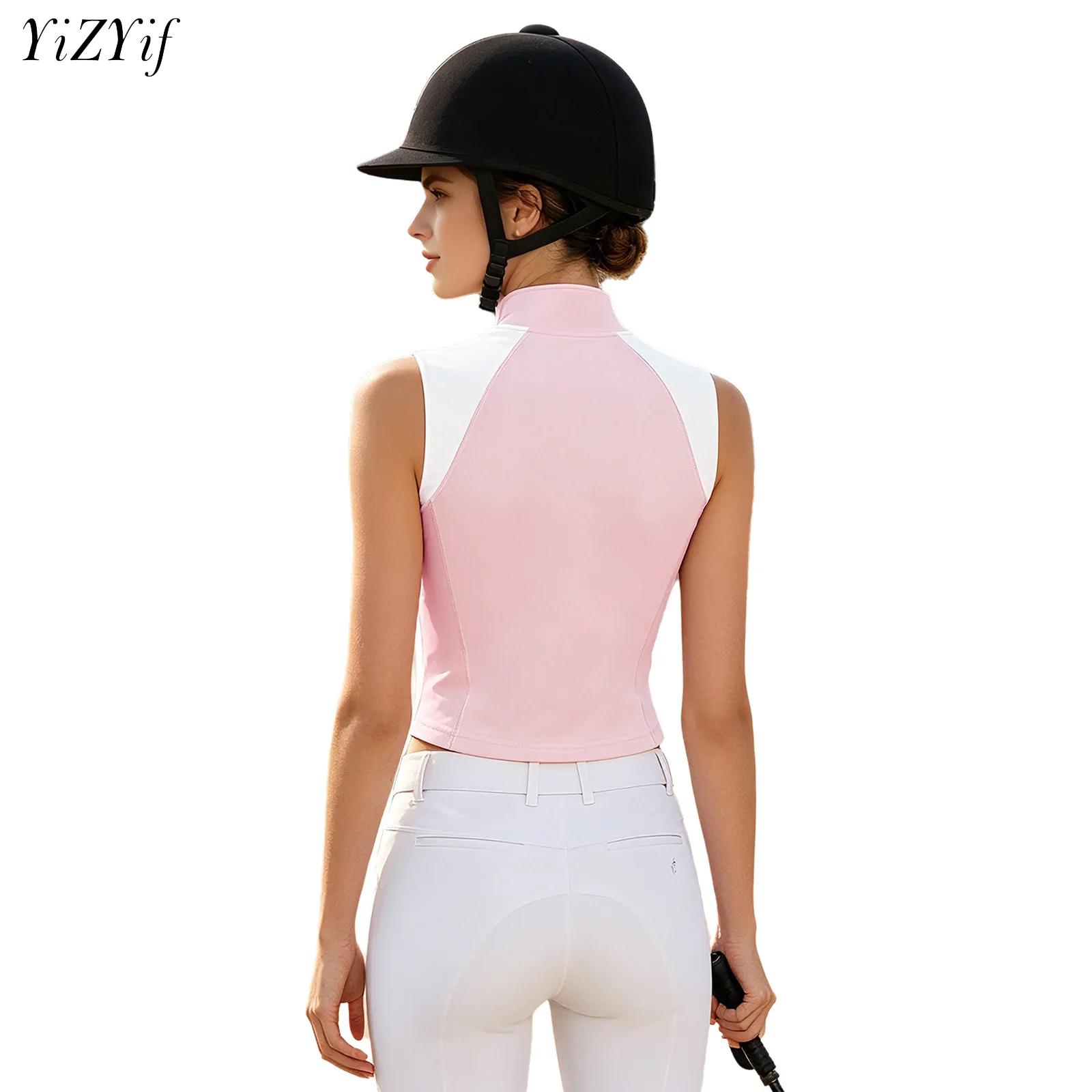 Summer Equestrian Clothing - قميص نسائي للفروسية بدون أكمام سريع