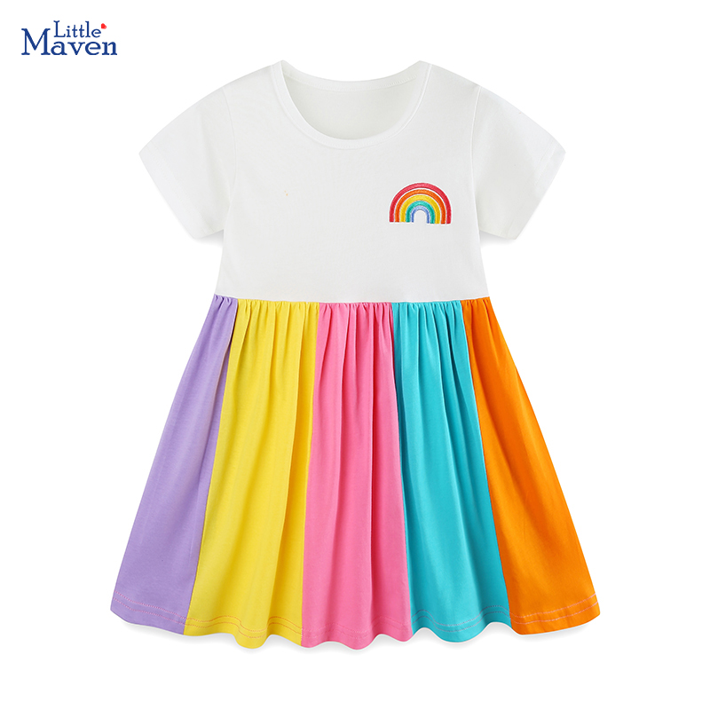 Summer Dresses Yours Clothing - فستان صيفي للفتيات من ليتل مافن
