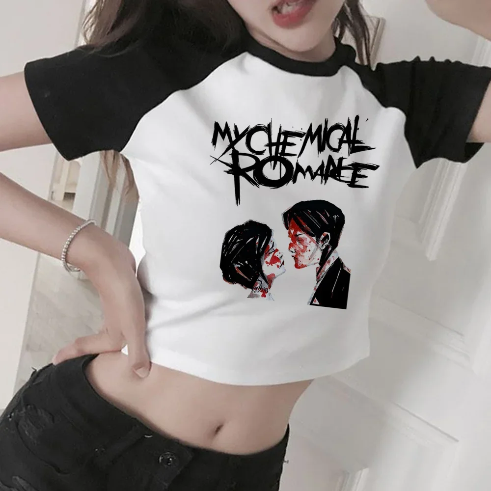 Summer Clothing For Girls - تي شيرت قصير بتصميم My Chemical