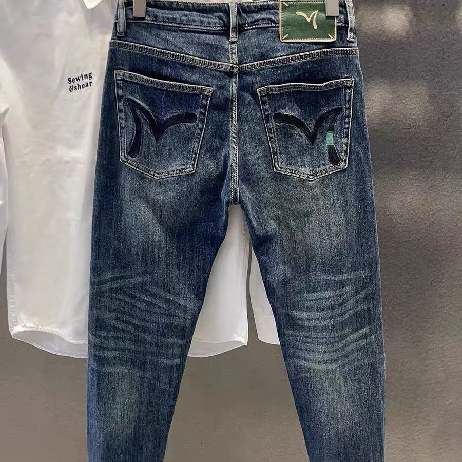 Summer Clothing Trends 2025 - ملابس رجالية جينز ريترو للرجال لربيع