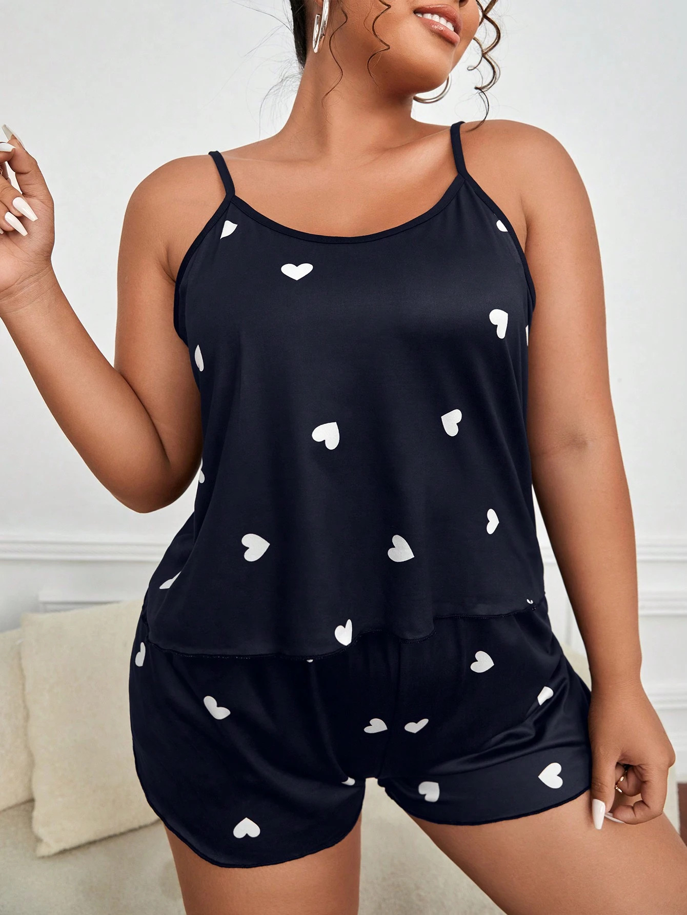 Summer Clothing Capsule - طقم بيجامة نسائي من قطعتين، ملابس