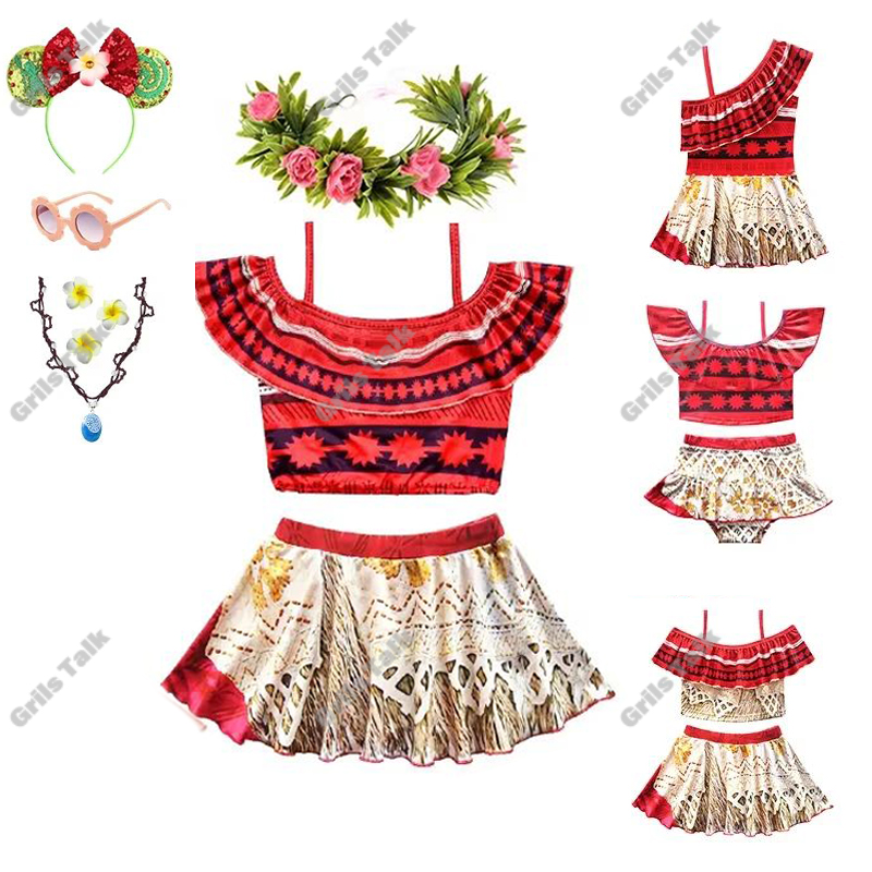 Summer Clothing Girl - الصيف الجنية الأميرة موانا تأثيري ملابس