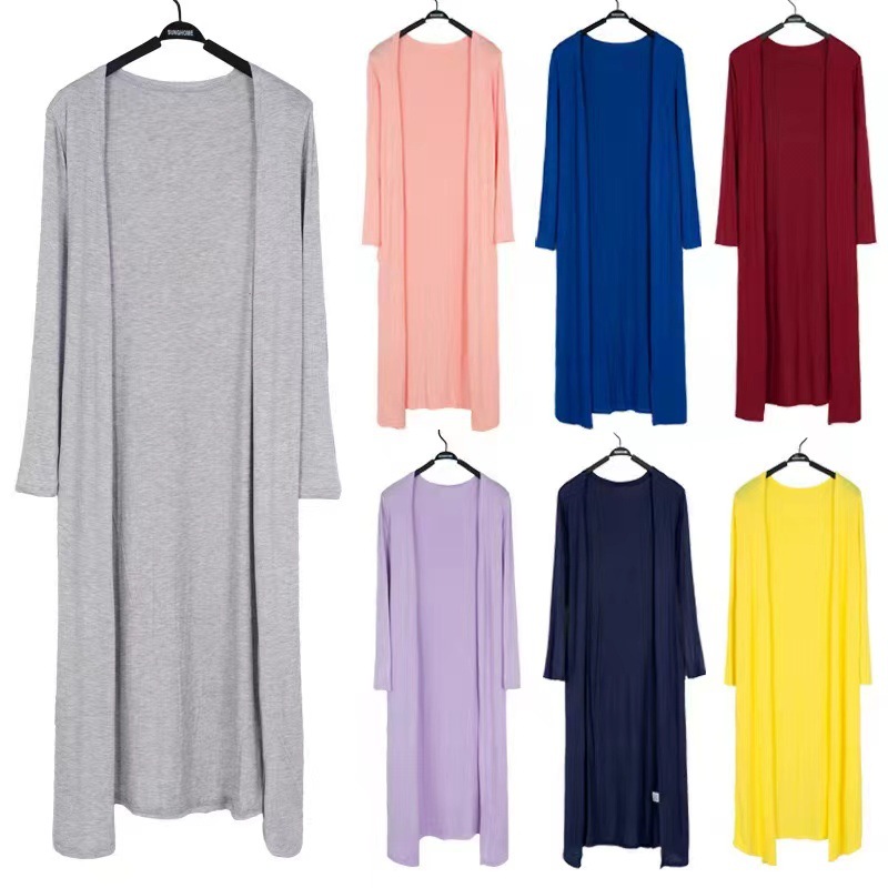 Summer Clothing Colors - سترة نسائية بأكمام طويلة ، معطف