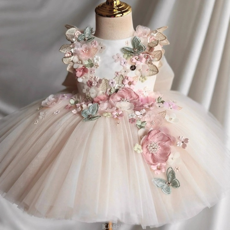 Summer Dresses Yours Clothing - فستان زفاف صيفي للفتيات الصغيرات، فستان