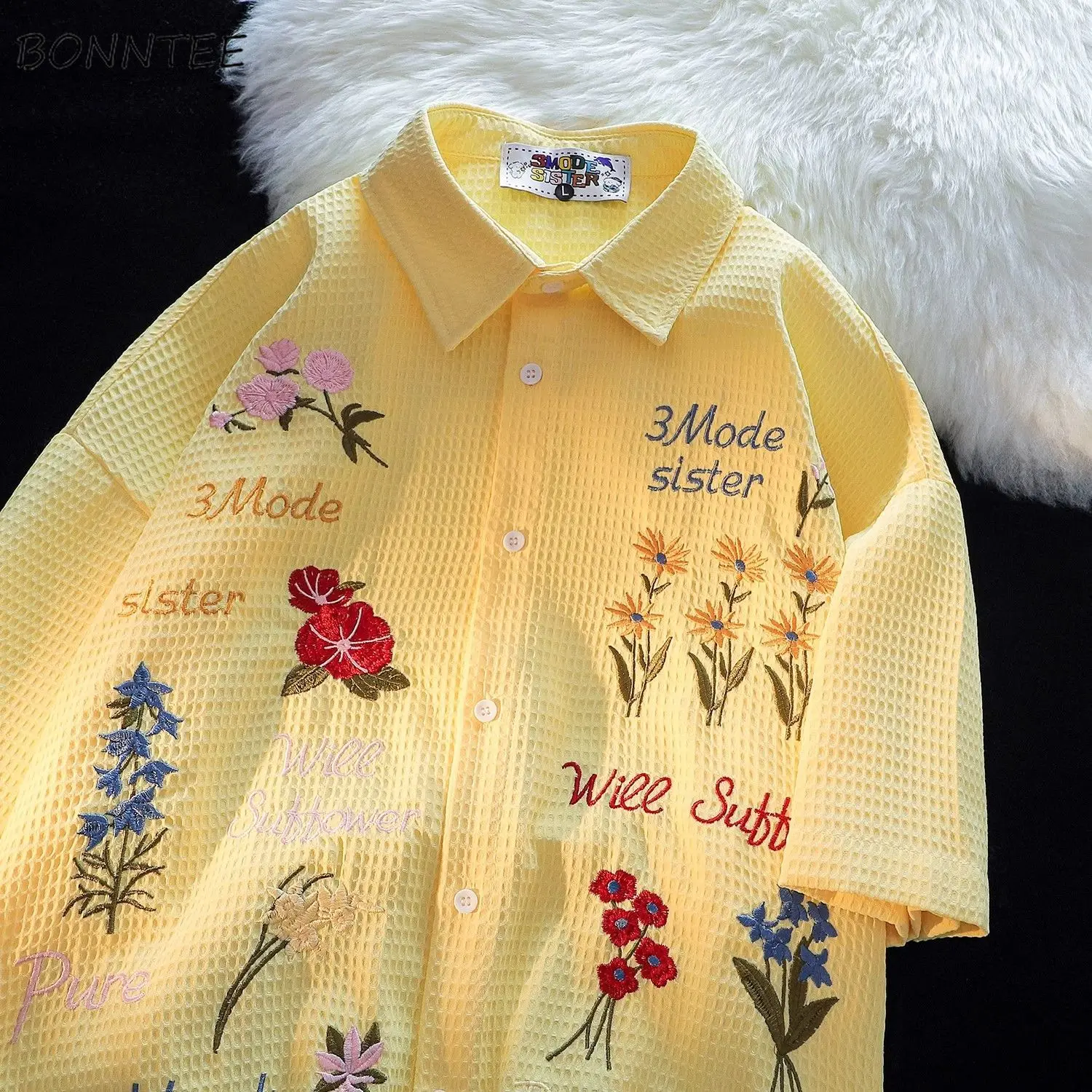الهراء الأزهار التطريز قمصان ا - مراجعة Summer Clothing Holiday وسعره