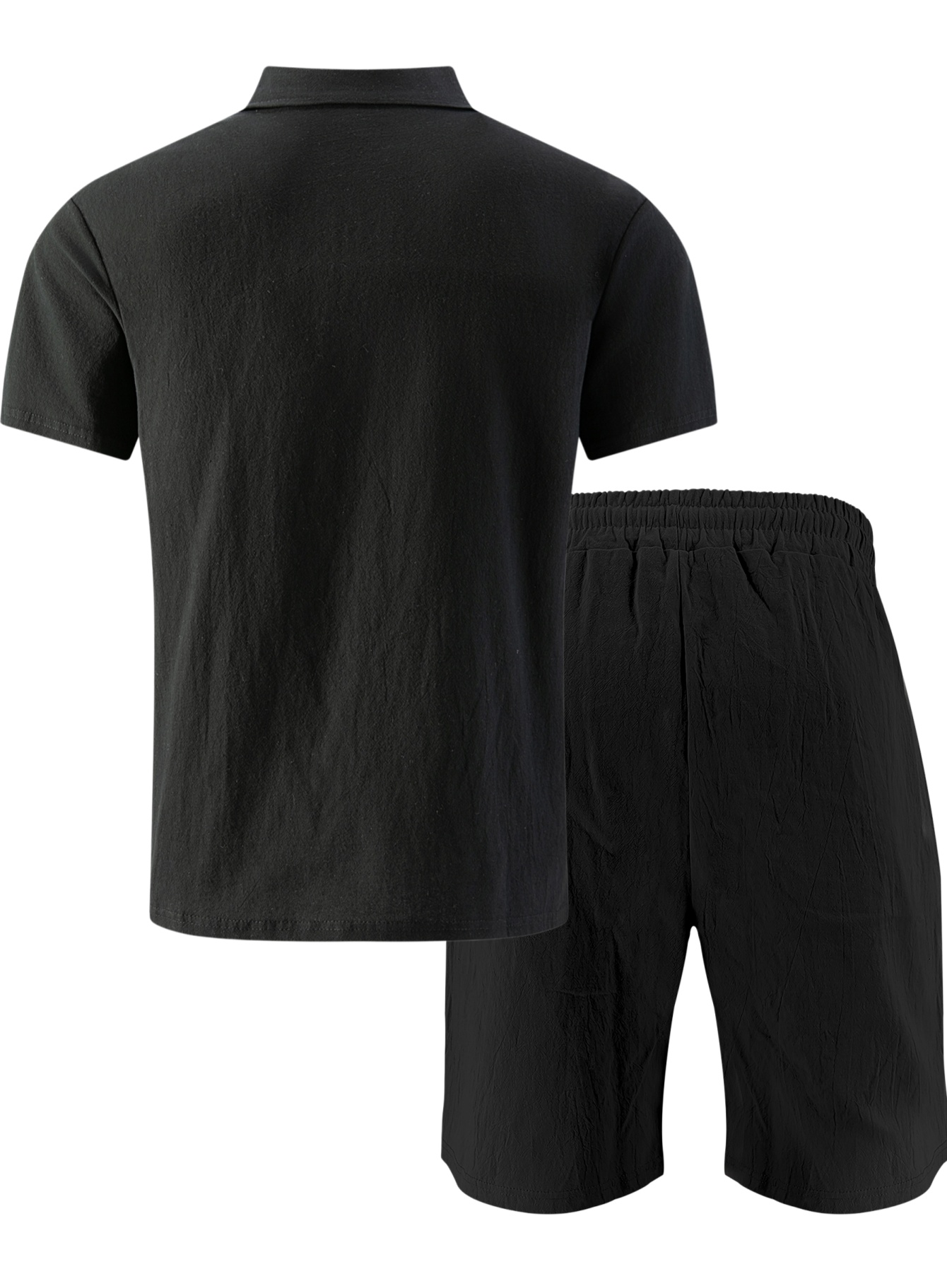 طقم رجالي من قطعتين: قميص بولو - مراجعة Linen Shorts Men وسعره