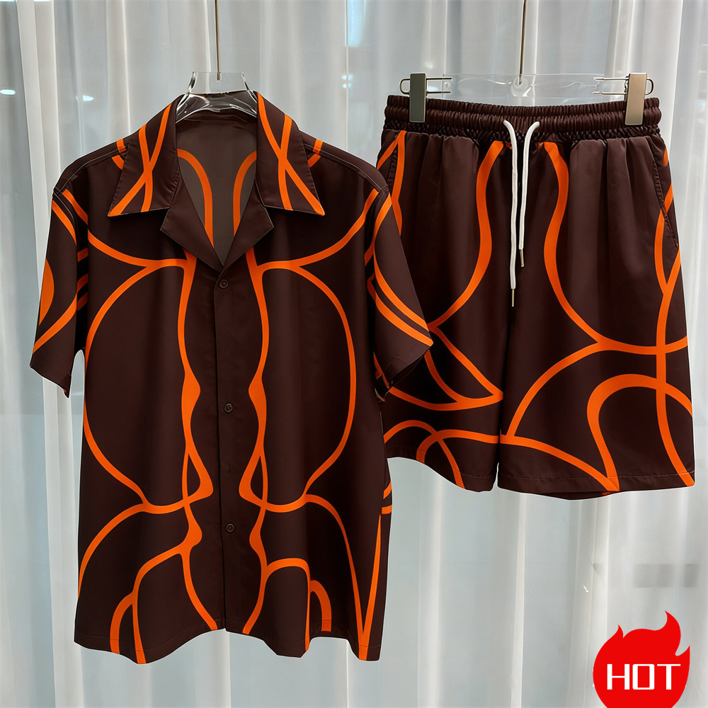 طقم رجالي مطبوع رقميًا من قطعت - مراجعة Summer Clothing Line وسعره