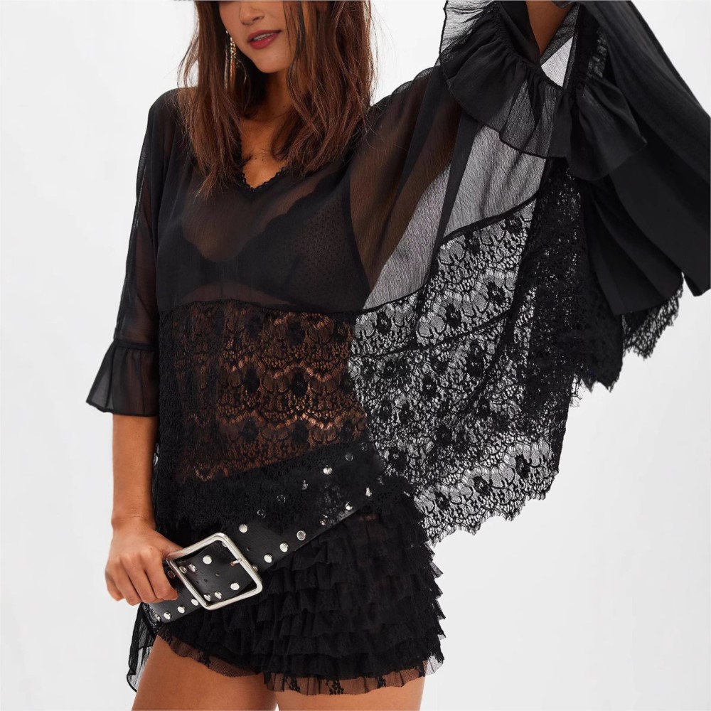 بلوزة فضفاضة للنساء، قمصان بأك - مراجعة Summer Clothing Holiday وسعره