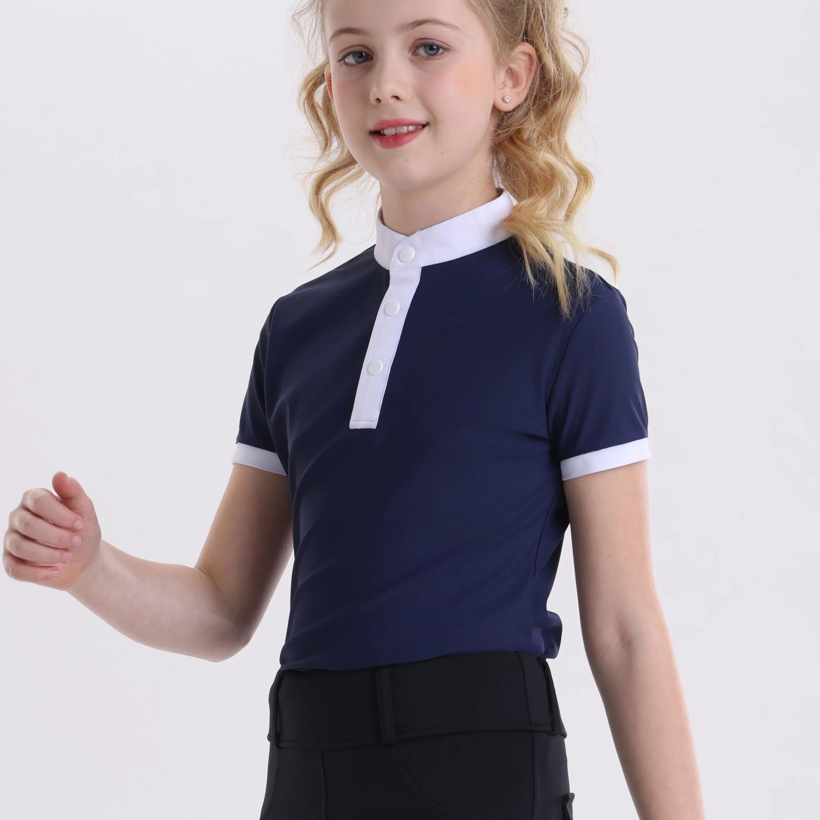 قميص ركوب الخيل للأطفال بأكمام - مراجعة Summer Equestrian Clothing وسعره
