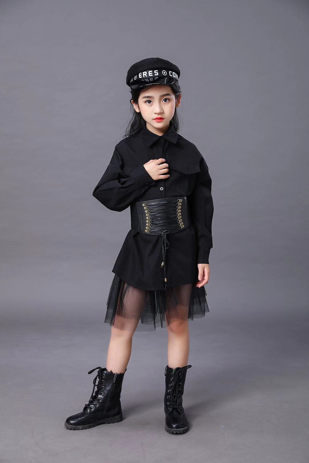 بدلة أطفال سوداء للفتيات نموذج - مراجعة Summer Clothing Girl وسعره