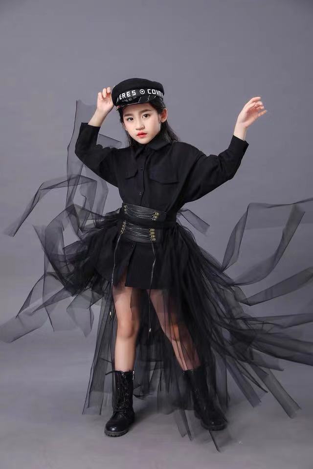 بدلة أطفال سوداء للفتيات نموذج - مراجعة Summer Clothing Girl وسعره