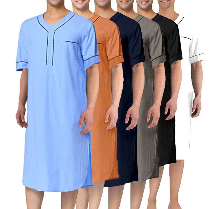 قميص نوم رقيق بأكمام قصيرة للر - مراجعة Summer Nights Clothing وسعره