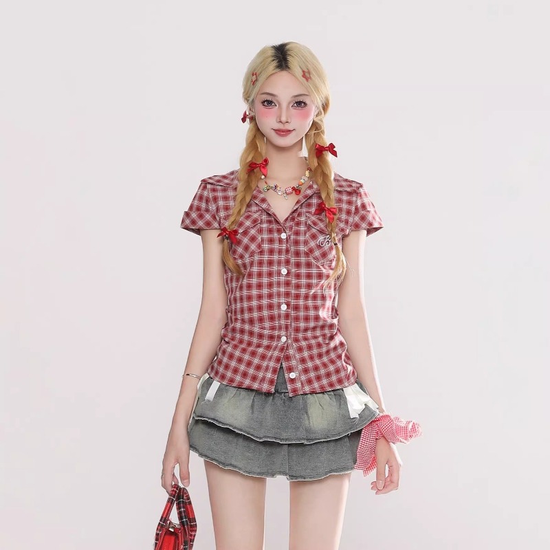 قميص هاراجوكو عتيق بنمط قوطي م - مراجعة Summer Grunge Clothing وسعره