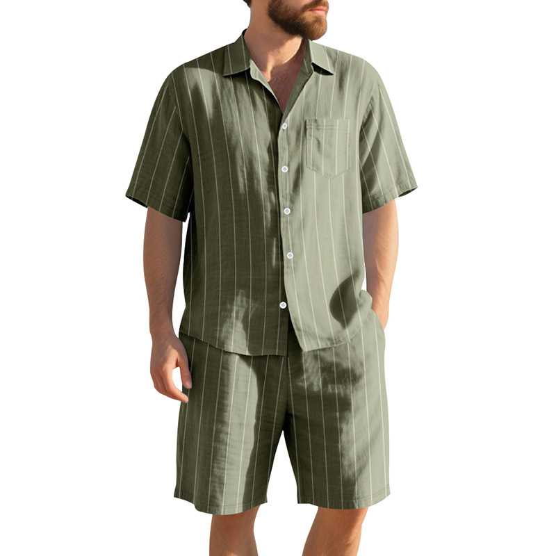 بدلة صيفية من الكتان للرجال، ق - مراجعة Linen Shorts Men وسعره