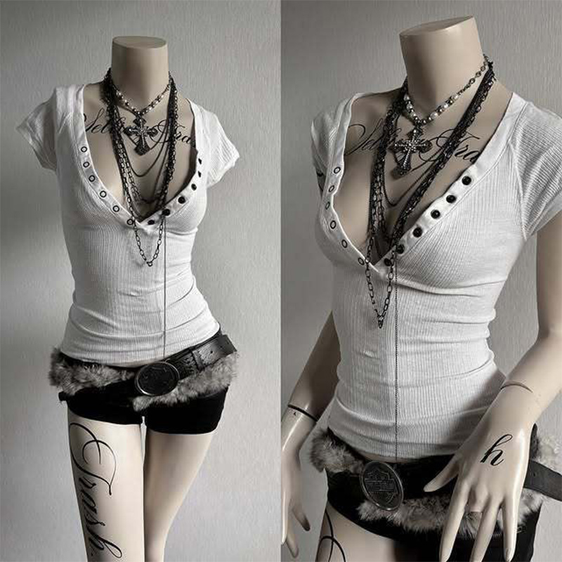 تي شيرت نسائي صيفي 2026 بتصميم - مراجعة Summer Grunge Clothing وسعره