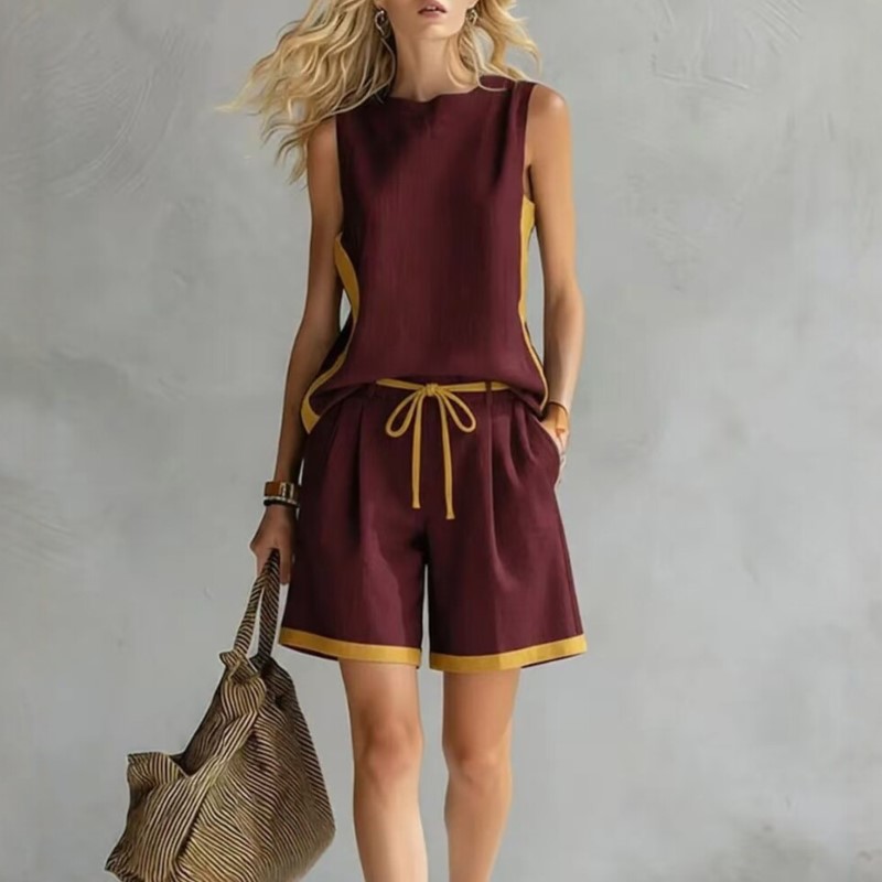 طقم صيفي جديد 2026 بدون أكمام  - مراجعة Summer Clothing Girl وسعره