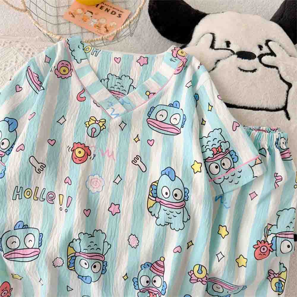طقم بيجامة نسائية من سانريو ها - مراجعة Summer Clothing Capsule وسعره