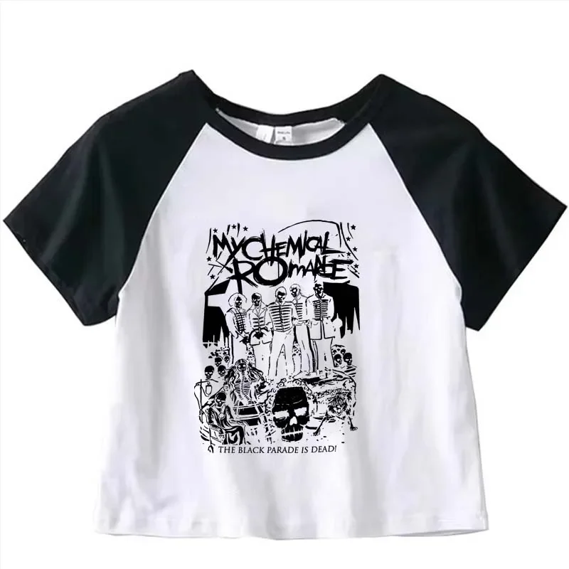 تي شيرت قصير بتصميم My Chemica - مراجعة Summer Clothing For Girls وسعره