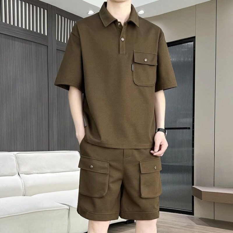 طقم قميص بولو بأكمام قصيرة وشو - مراجعة Summer Outdoor Clothing وسعره