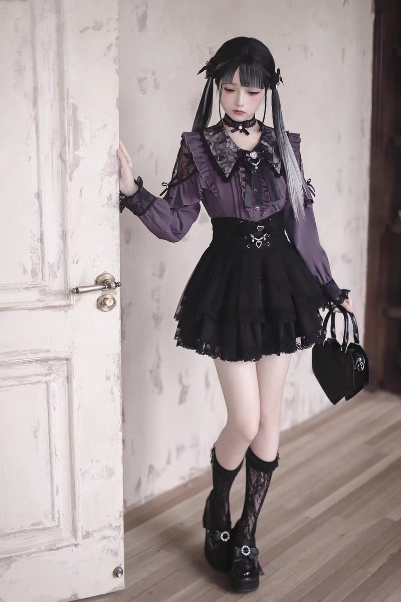 بلوزة يابانية أنيقة بأكمام قصي - مراجعة Summer Japanese Clothing وسعره