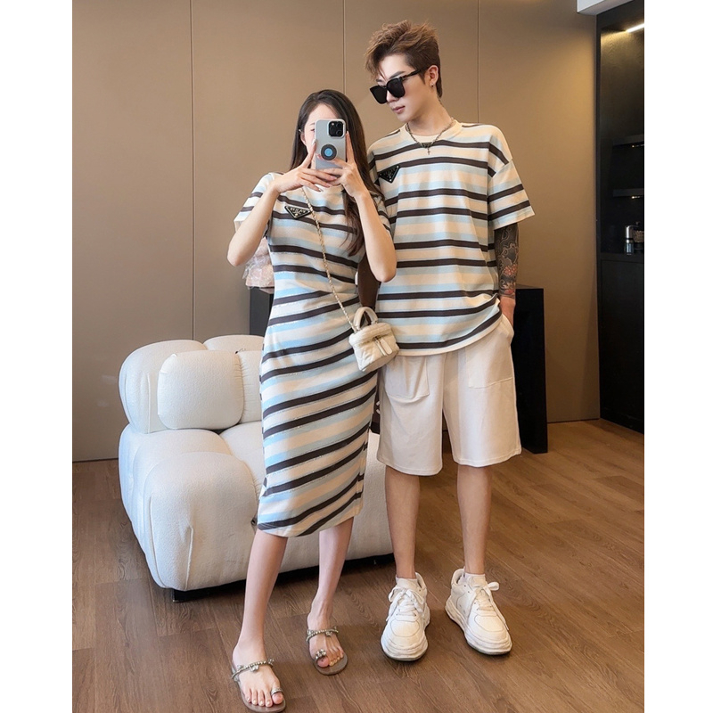 ملابس متطابقة مخططة للأب والأم - مراجعة Summer Dresses Yours Clothing وسعره