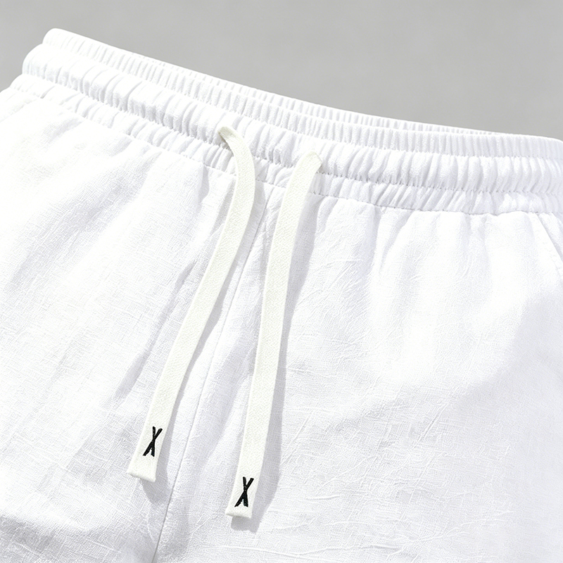 شورت كارجو للرجال من مزيج الكت - مراجعة Linen Shorts Men وسعره