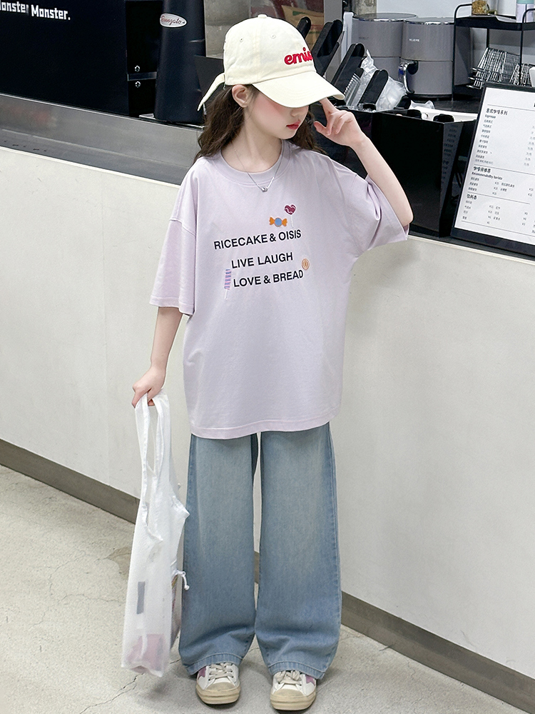 طقم صيفي للفتيات مكون من قطعتي - مراجعة Summer Clothing For Girls وسعره