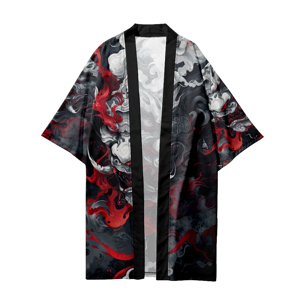 سترة طويلة عصرية مطبوعة على شك - مراجعة Summer Japanese Clothing وسعره