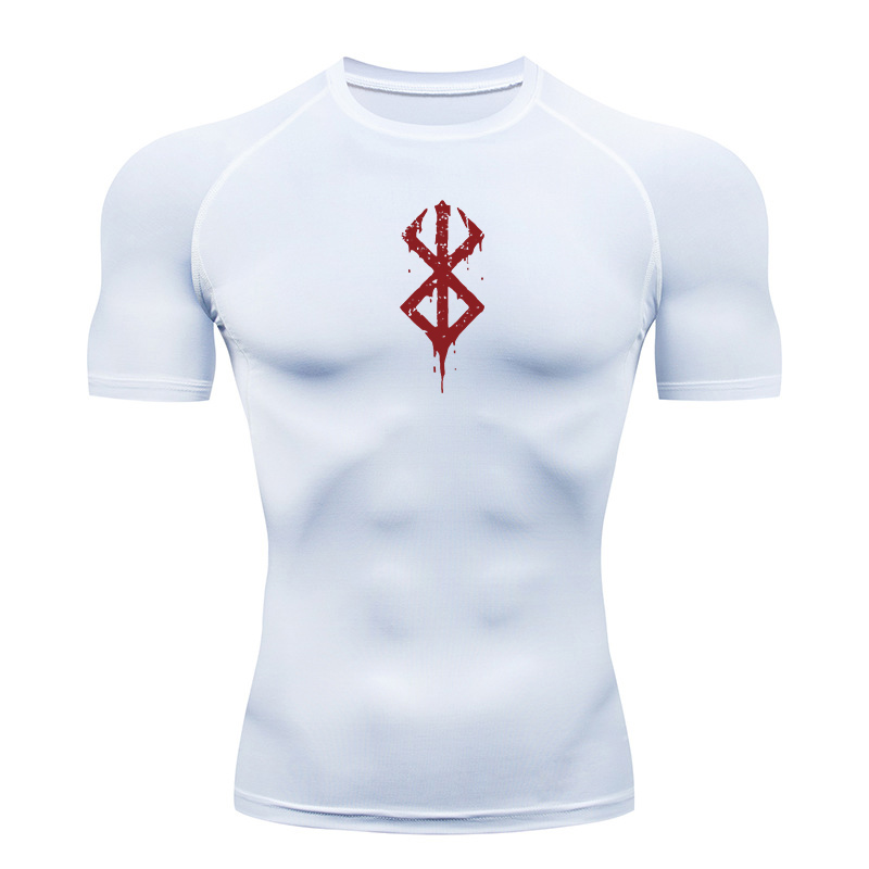 قمصان ضاغطة مطبوعة للرجال، قمص - مراجعة Summer Gym Clothing وسعره