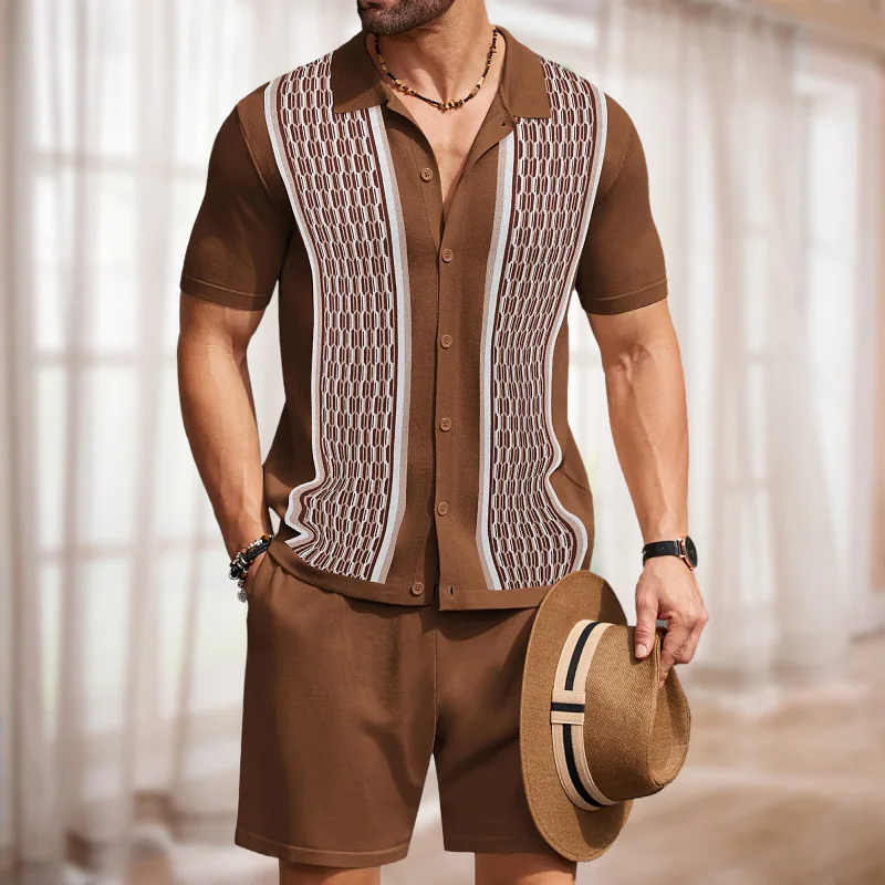 طقم صيفي رجالي من قطعتين بأكما - مراجعة Summer Gym Clothing وسعره