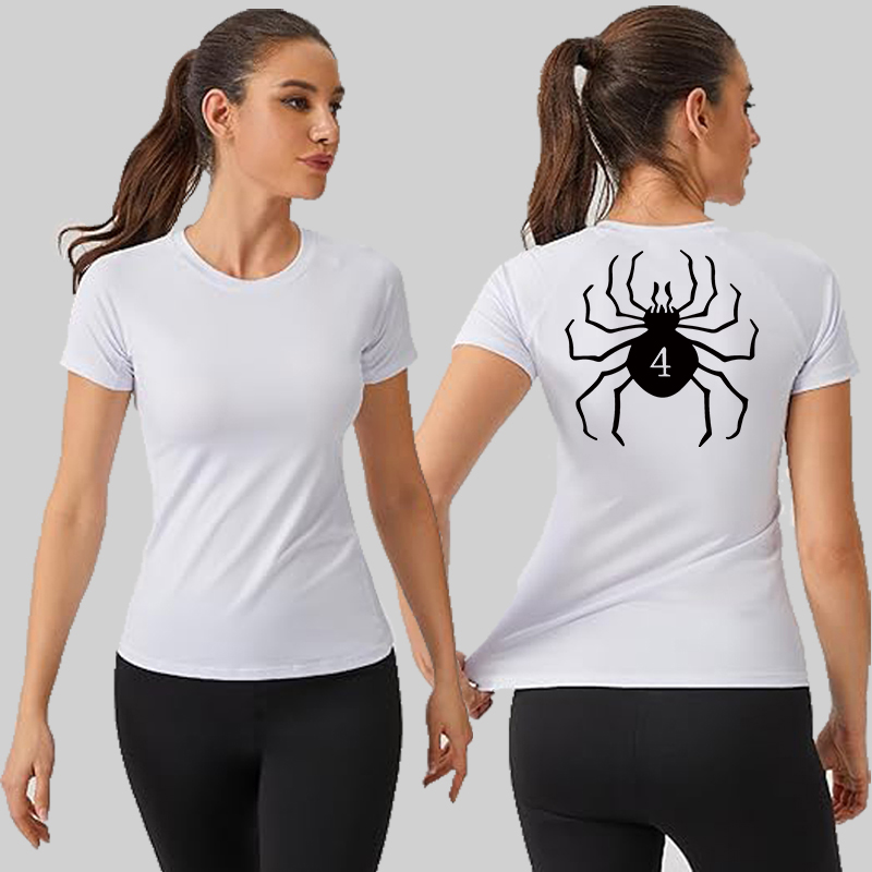 قميص نسائي مطبوع عليه رسومات ، - مراجعة Summer Gym Clothing وسعره