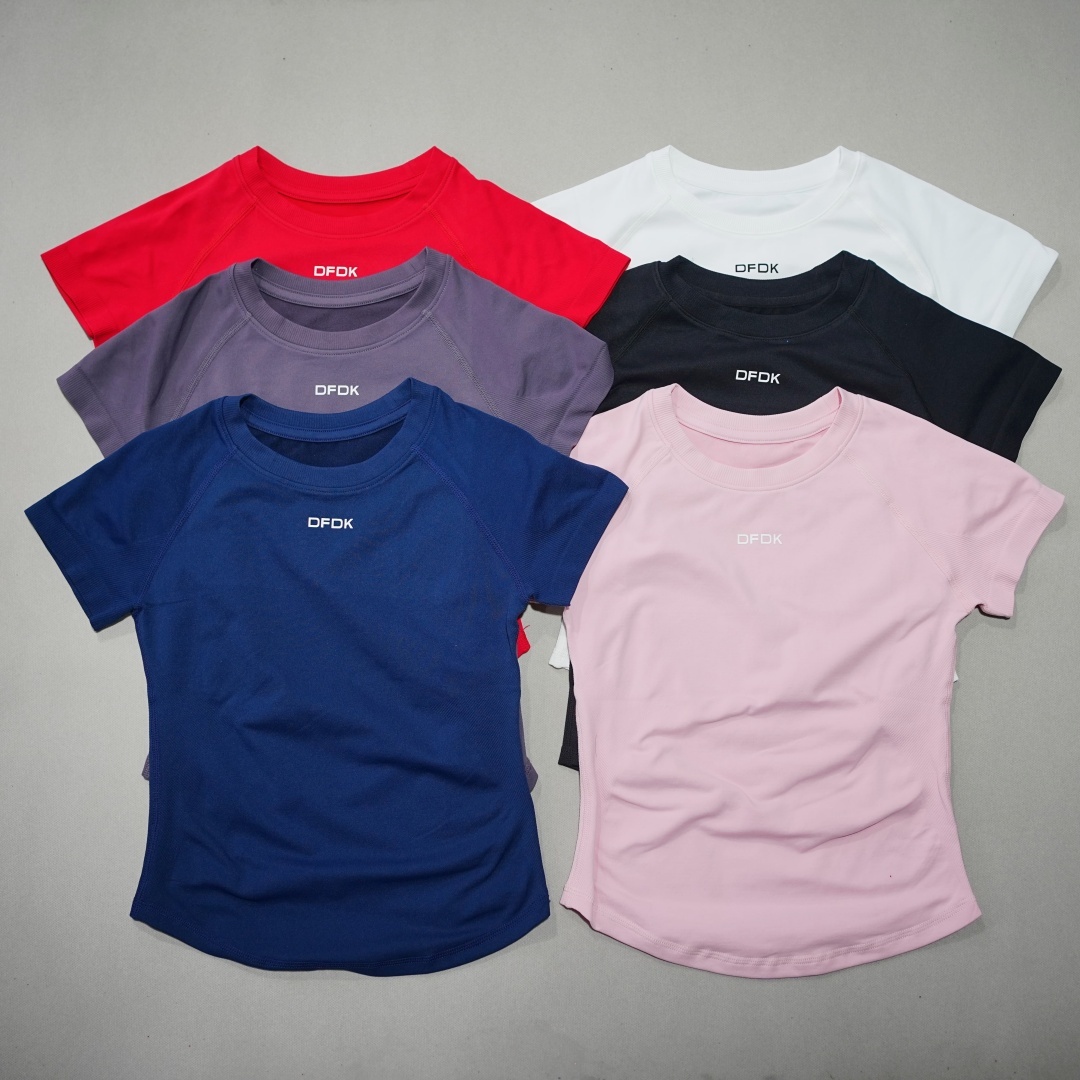 تي شيرت رياضي نسائي من DFDK بأ - مراجعة Summer Gym Clothing وسعره