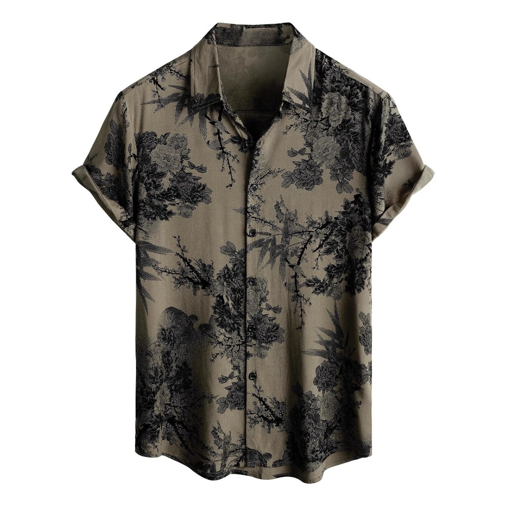 قميص صيفي ياباني ريترو للرجال، - مراجعة Summer Japanese Clothing وسعره