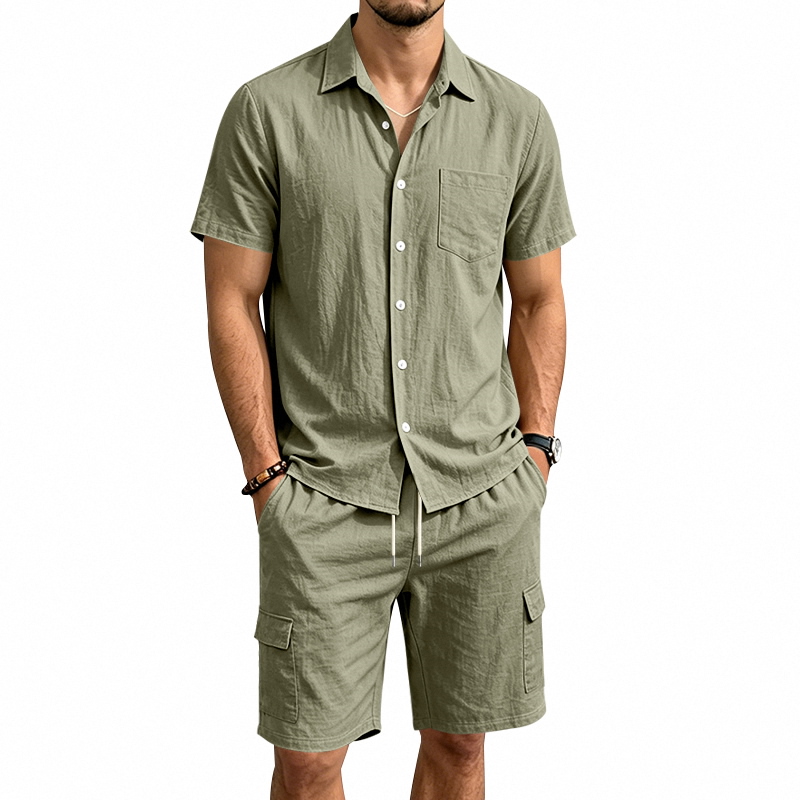 طقم صيفي أمريكي للرجال من قطعت - مراجعة Summer Outdoor Clothing وسعره