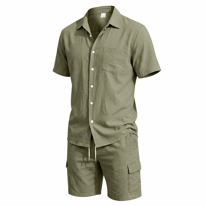 طقم صيفي أمريكي للرجال من قطعت - مراجعة Summer Outdoor Clothing وسعره