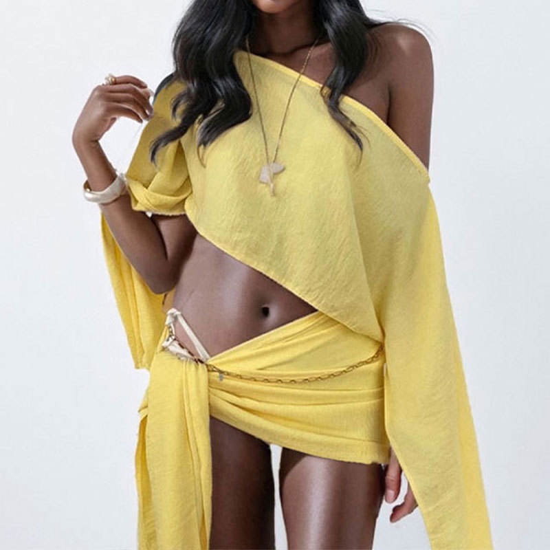 المرأة قطعتين مجموعات الصيف ال - مراجعة Summer Clothing Colors وسعره