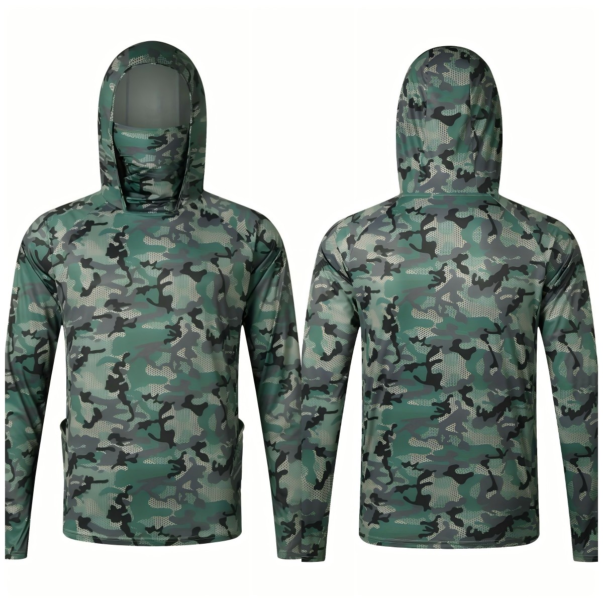 قميص صيفي للرجال بنمط التمويه  - مراجعة Summer Outdoor Clothing وسعره
